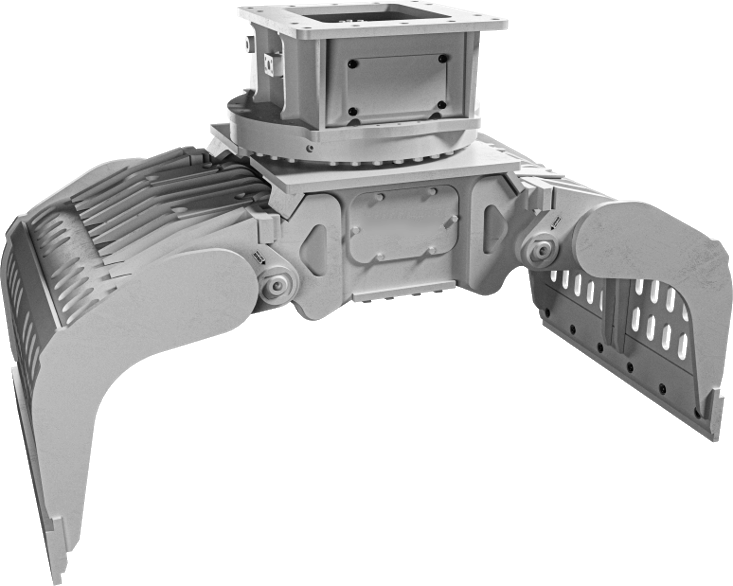Sorting grab attachment